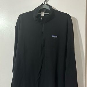Patagonia 1/4 Zip Pullover Sweater, Men’s XL, Black